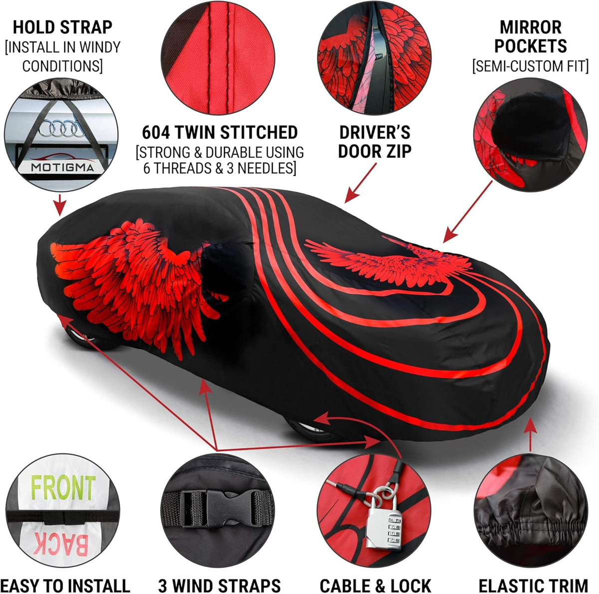 Waterproof All Weather Car Cover W770