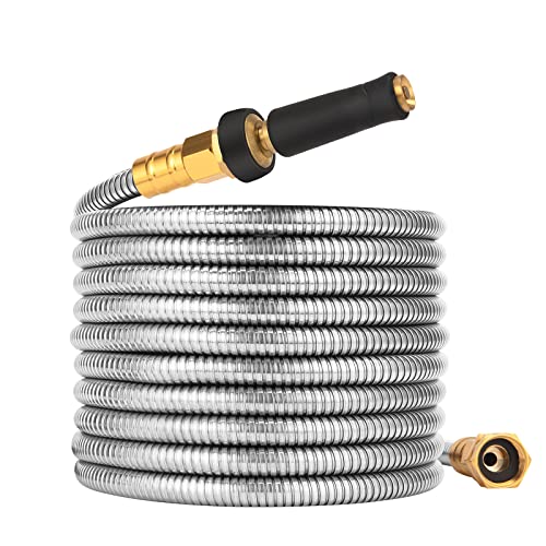 100 FT Stainless Steel Expandable Garden Hose S63782