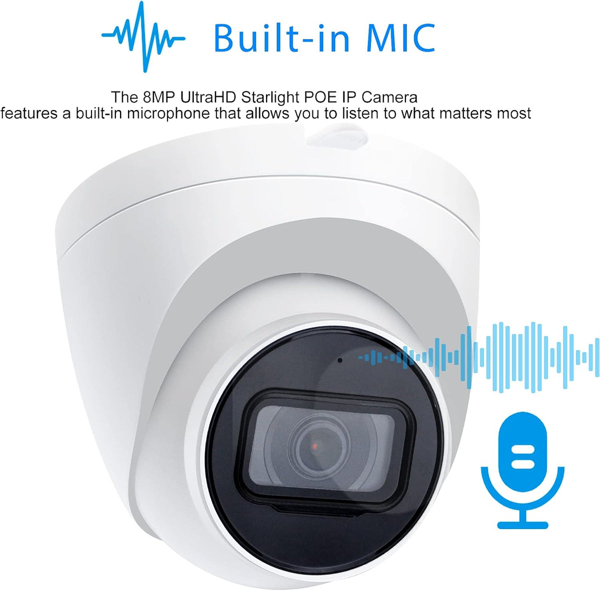 8MP Starlight IR Eyeball Network Camera A1684
