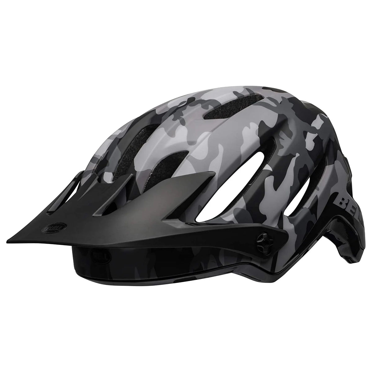 Matte Gloss Black Camo MTB Bike Helmet D711409