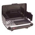 2 Burner Grill Stove Combo Black B1006