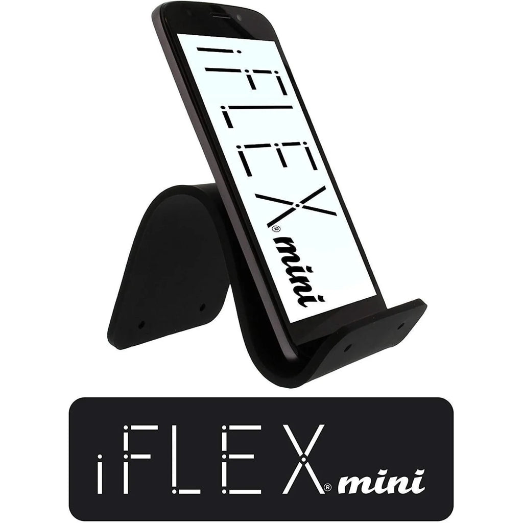 Mini Flexible Cell Phone Holder 12pk Black Silicone Mount P5851