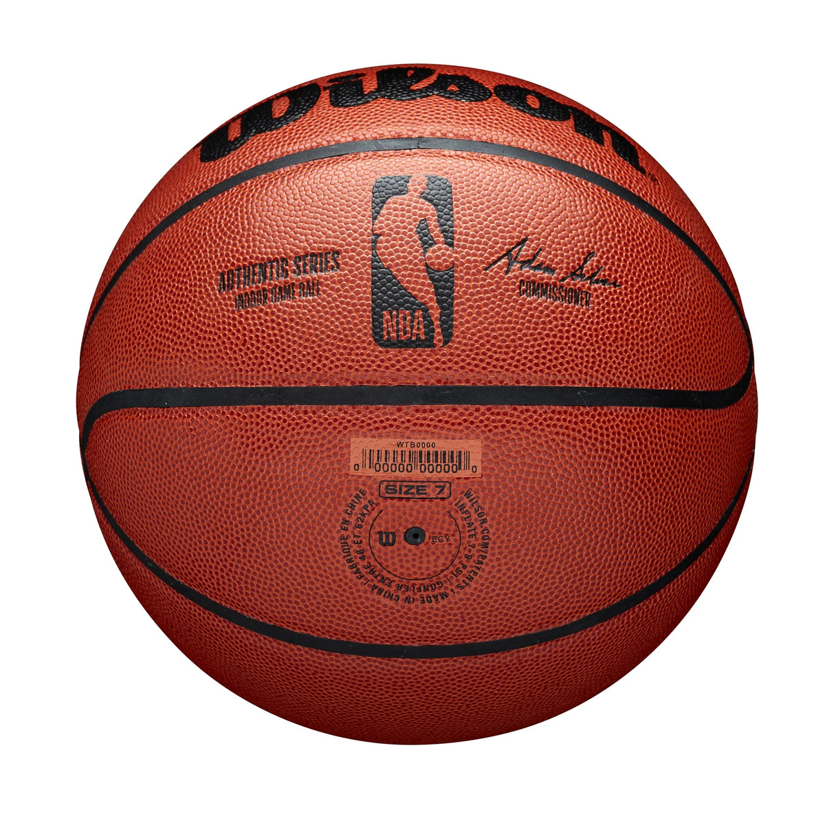 NBA Authentic Indoor Competition Basketball, Brown, 29.5 in. F665