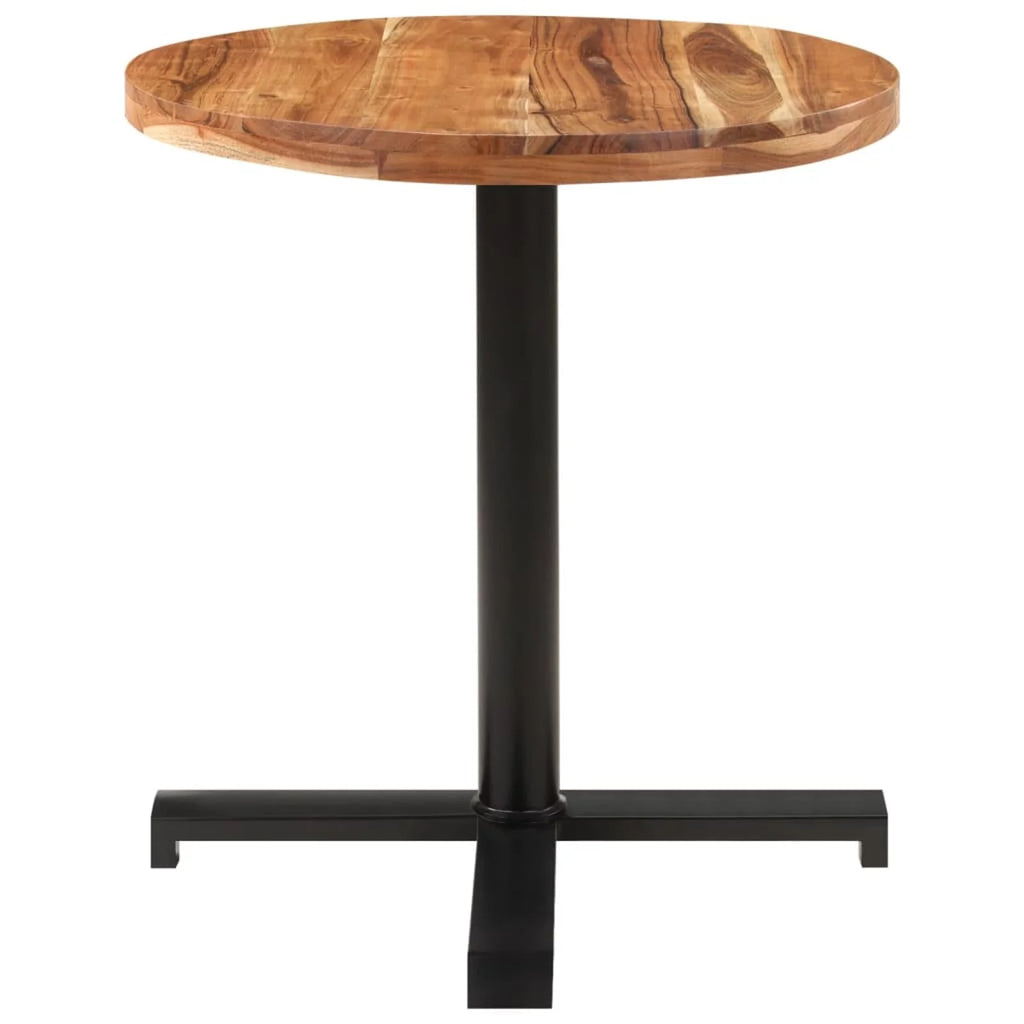 Round Solid Acacia Wood Bistro Table W283