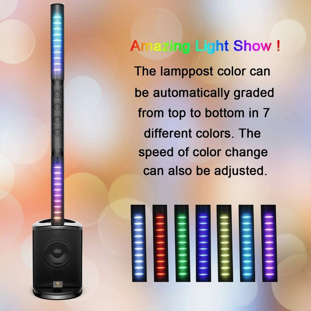 Portable Line Array Column Speaker with 8 Inch Subwoofer X2857