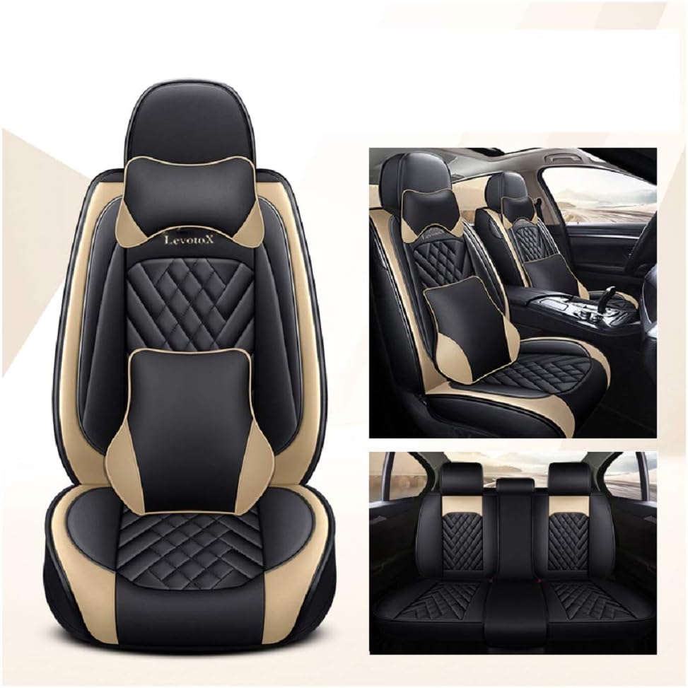 Red 5 Seats Car Seat Covers T16072