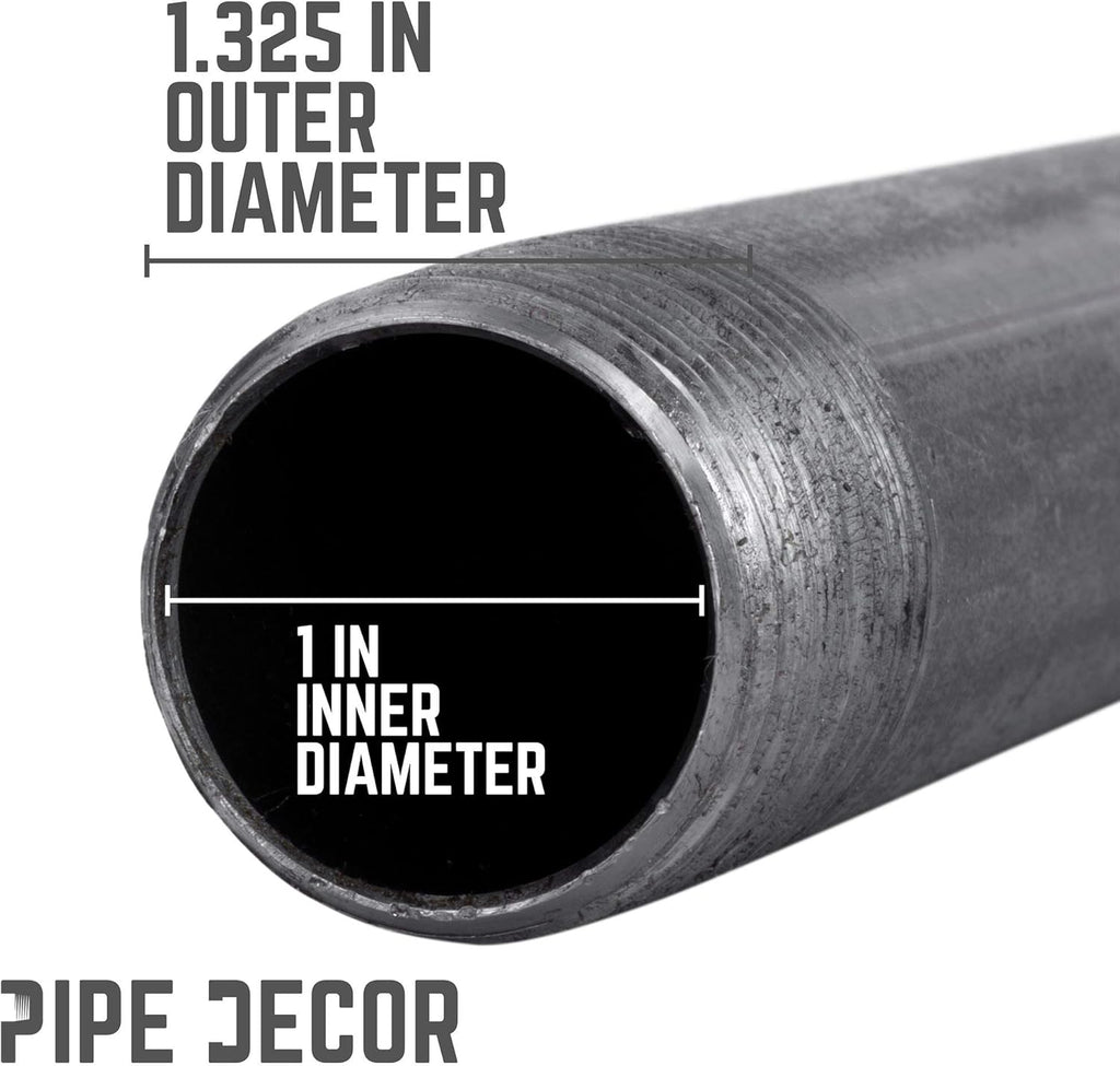 1” x 14” Malleable Cast Iron Pipe Connector T626