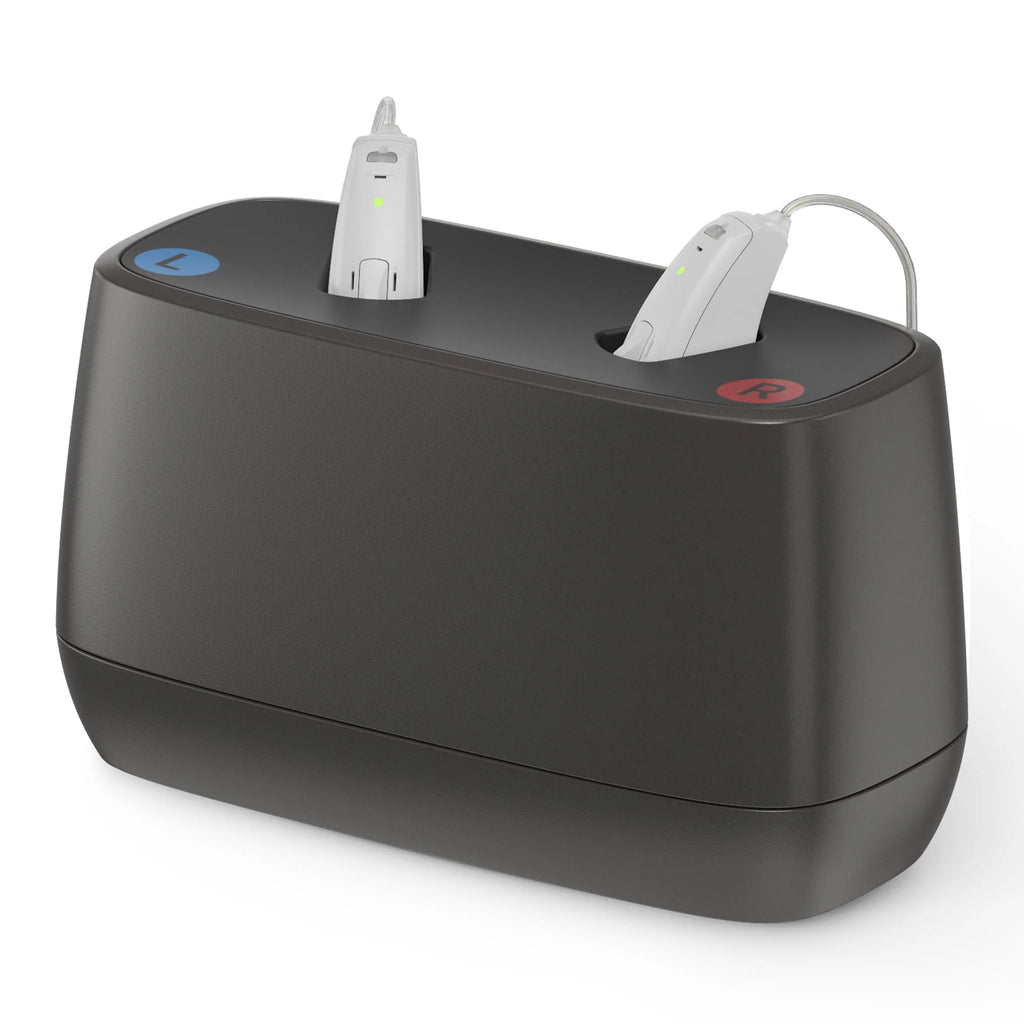 Beige Rechargeable Behind-the-Ear Hearing Aids B2694