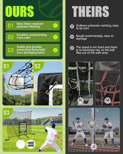 9 Hole Pitching Net with Strike Zone B816591