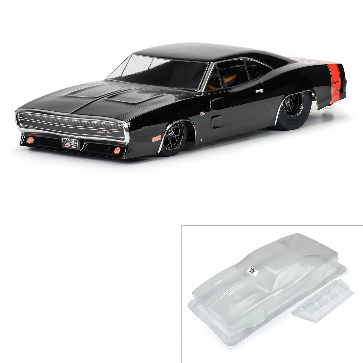 1/10 Clear Body Drag Car X216