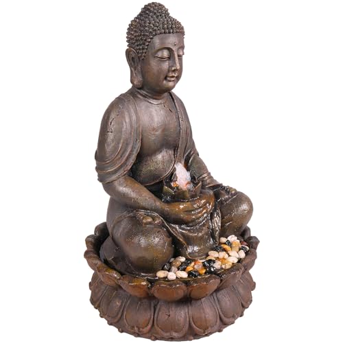 Outdoor Buddha Statue Waterfall Fountain R25528