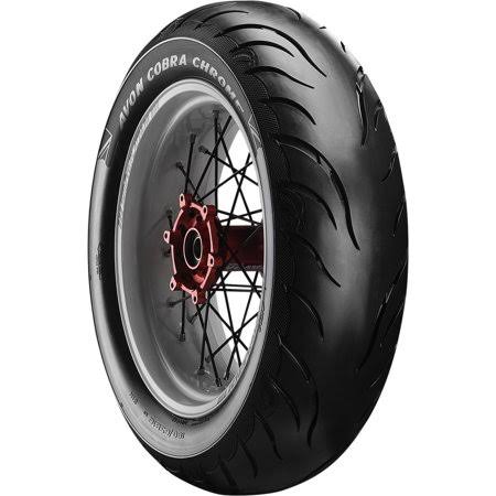Cobra Chrome Av92 Rear Tire - 150/80B16, Silver M56605