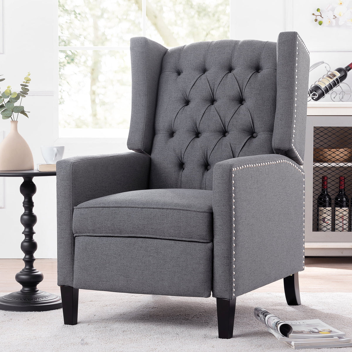 27.16" Wide Manual Wing Chair Recliner A34274