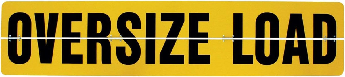 Oversize Load Sign Kit with Aluminum Sign and 2 Spring Warning Flags J140662