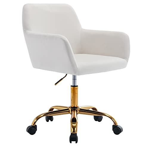 Baby Blue Velvet Office Desk Chair S298600