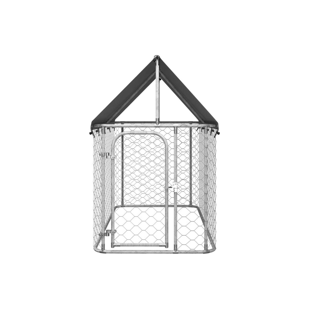 Outdoor Dog Kennel with Roof B797001