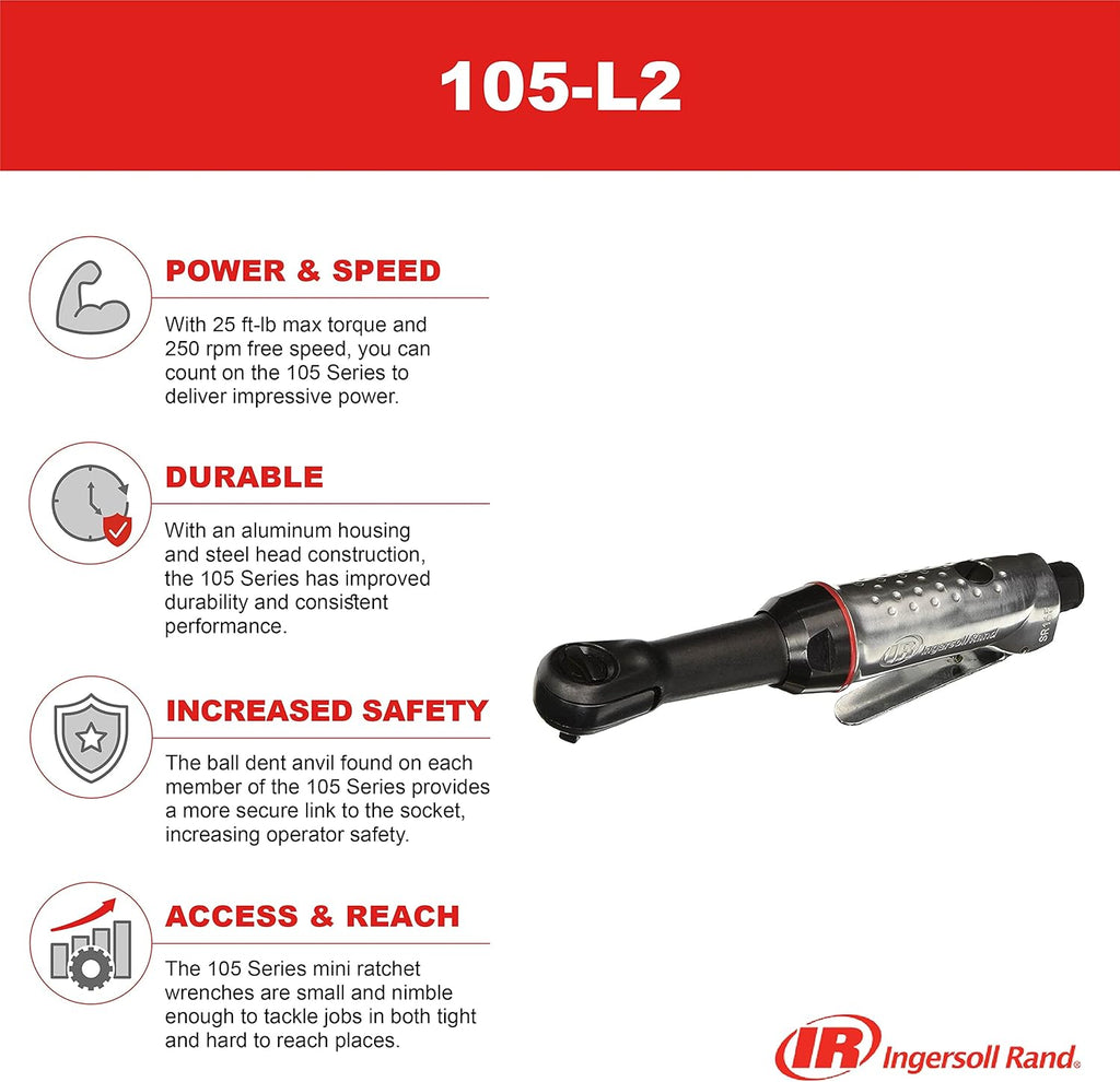 1/4" Extended Length Air Ratchet K9653