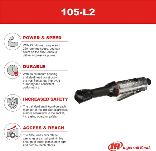 1/4" Extended Length Air Ratchet K9653