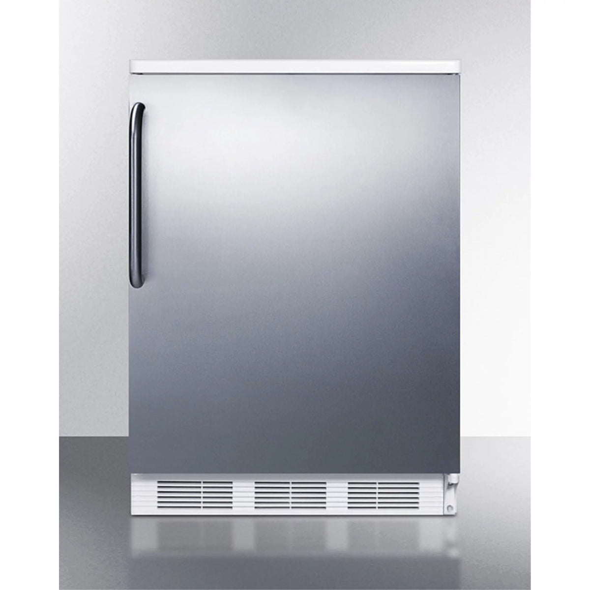 Counter Height Auto Defrost Refrigerator with Stainless Steel Door I598074