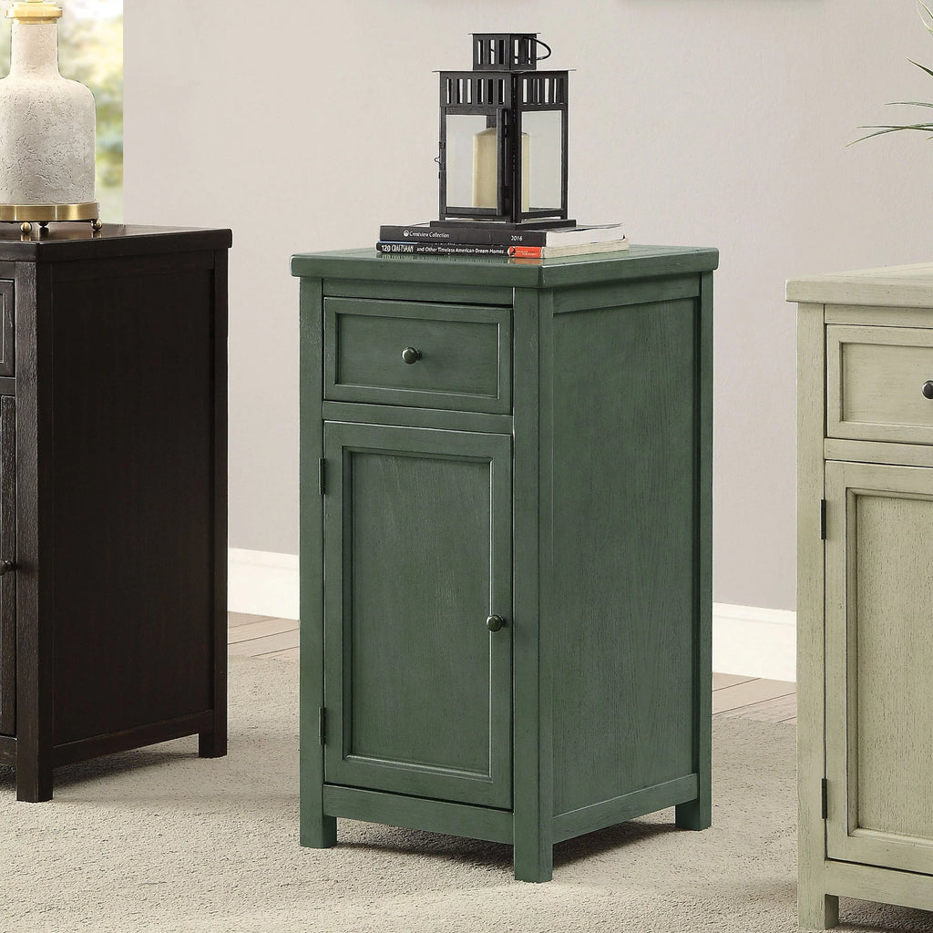 18-inch Solid Wood 1-Drawer Side Table N545581