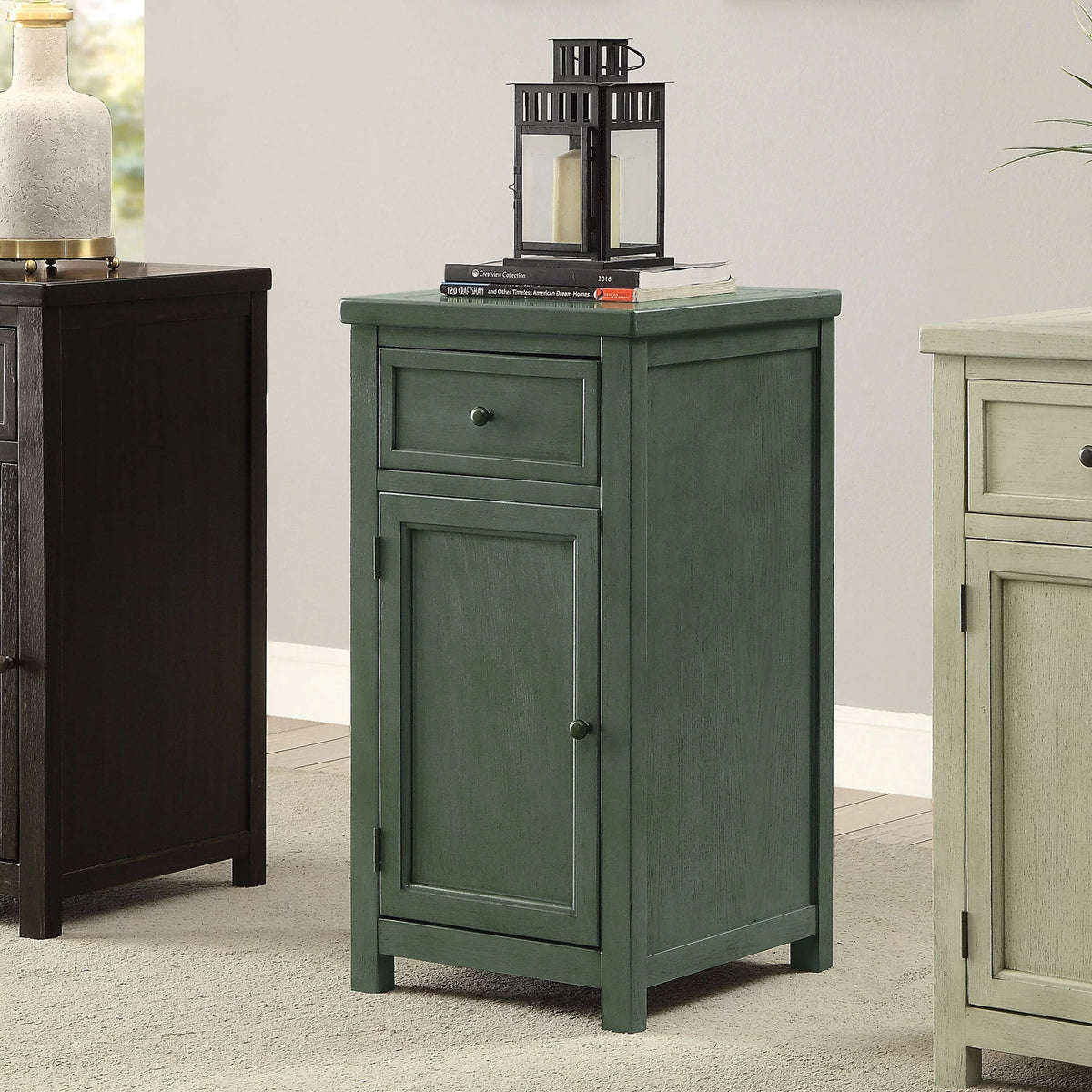 18-inch Solid Wood 1-Drawer Side Table N545581
