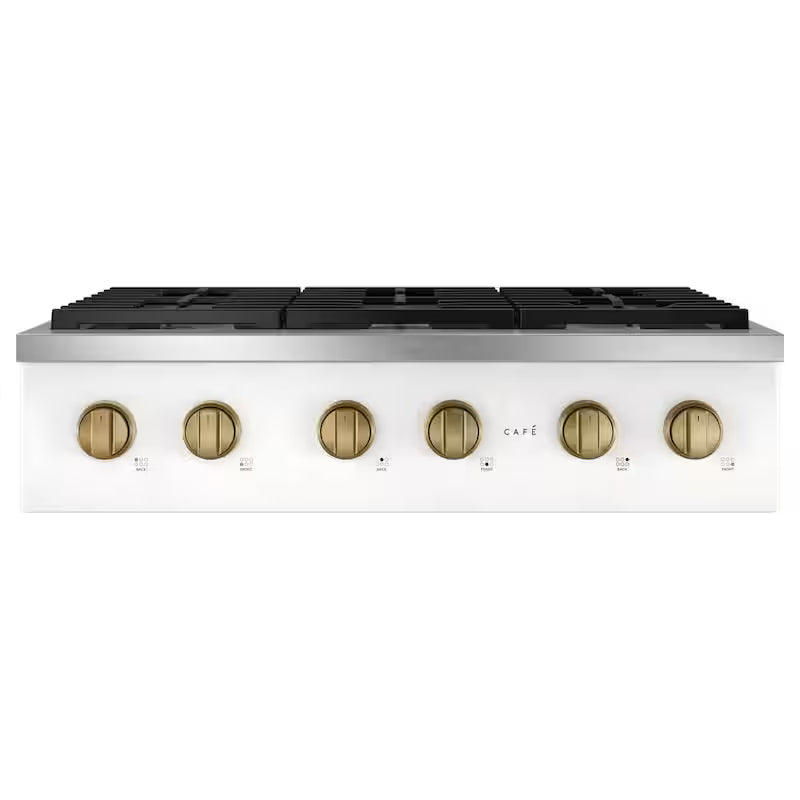 Range and Rangetop Handle and Knob Kit in Brushed Brass C869