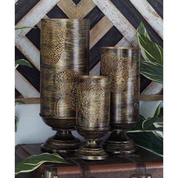 Set of Three Metal Candle Holders R937983