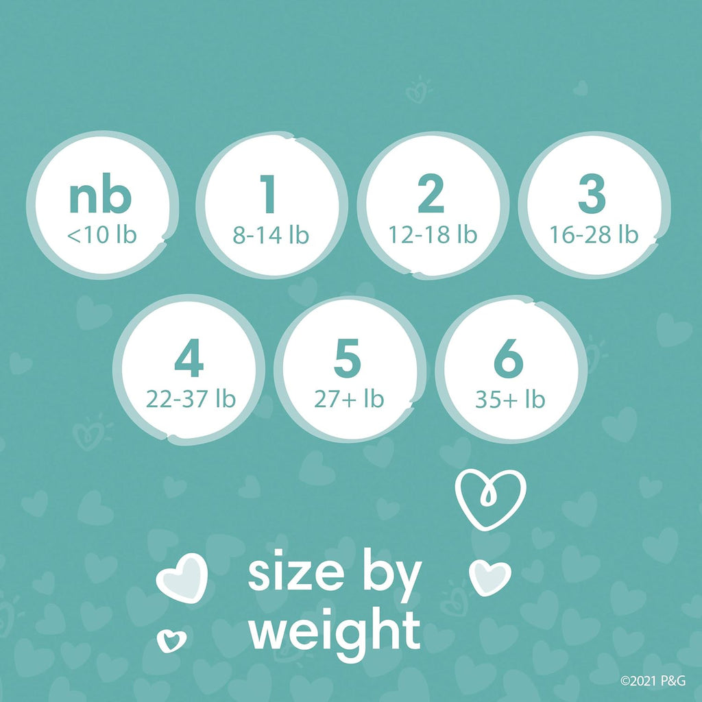 Size 4 Baby Dry Diapers, 28 Count R484095