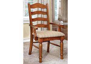 American Oak Arm Chair (Set of 2) W97279
