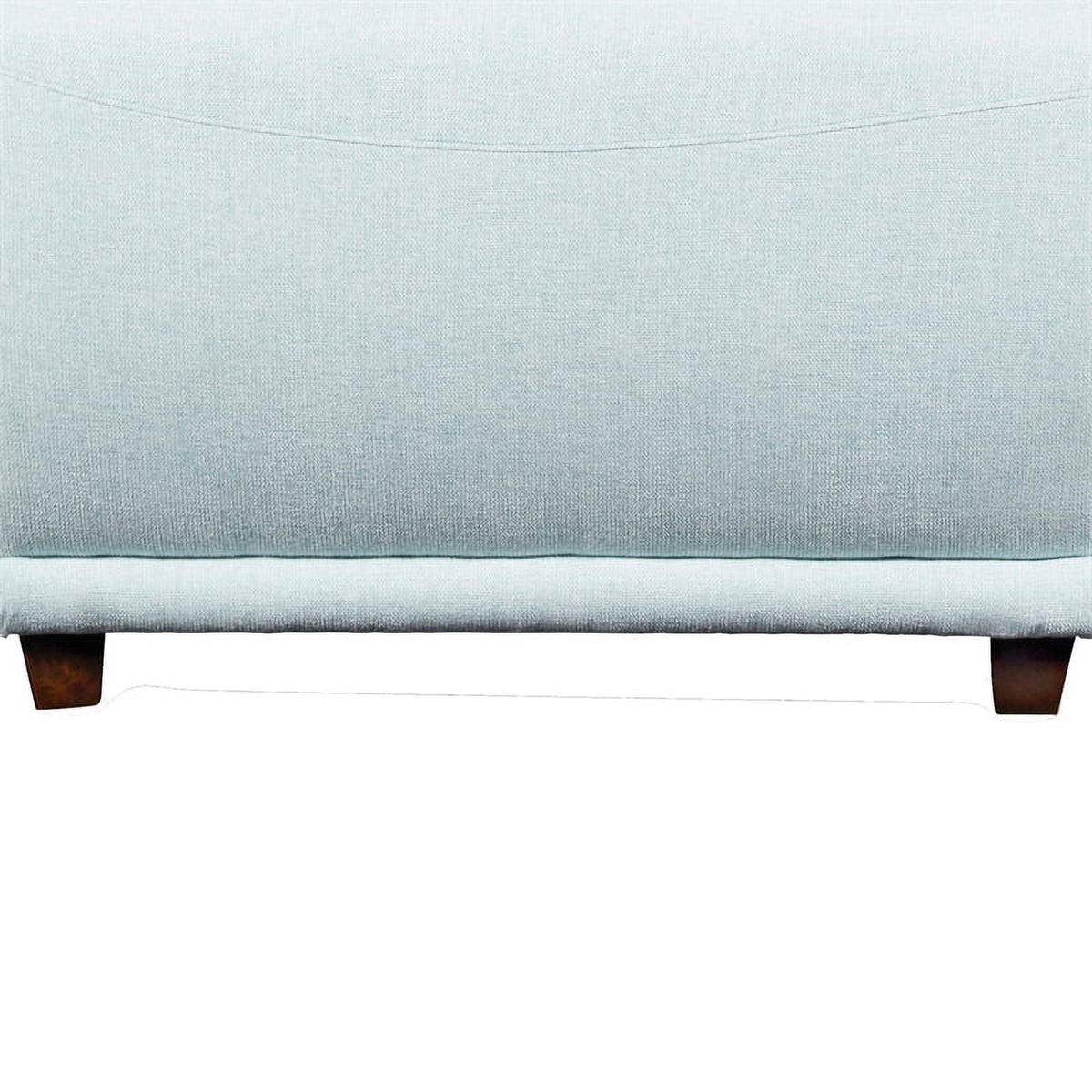 Light Blue Fabric Upholstered Wooden Sofa O879