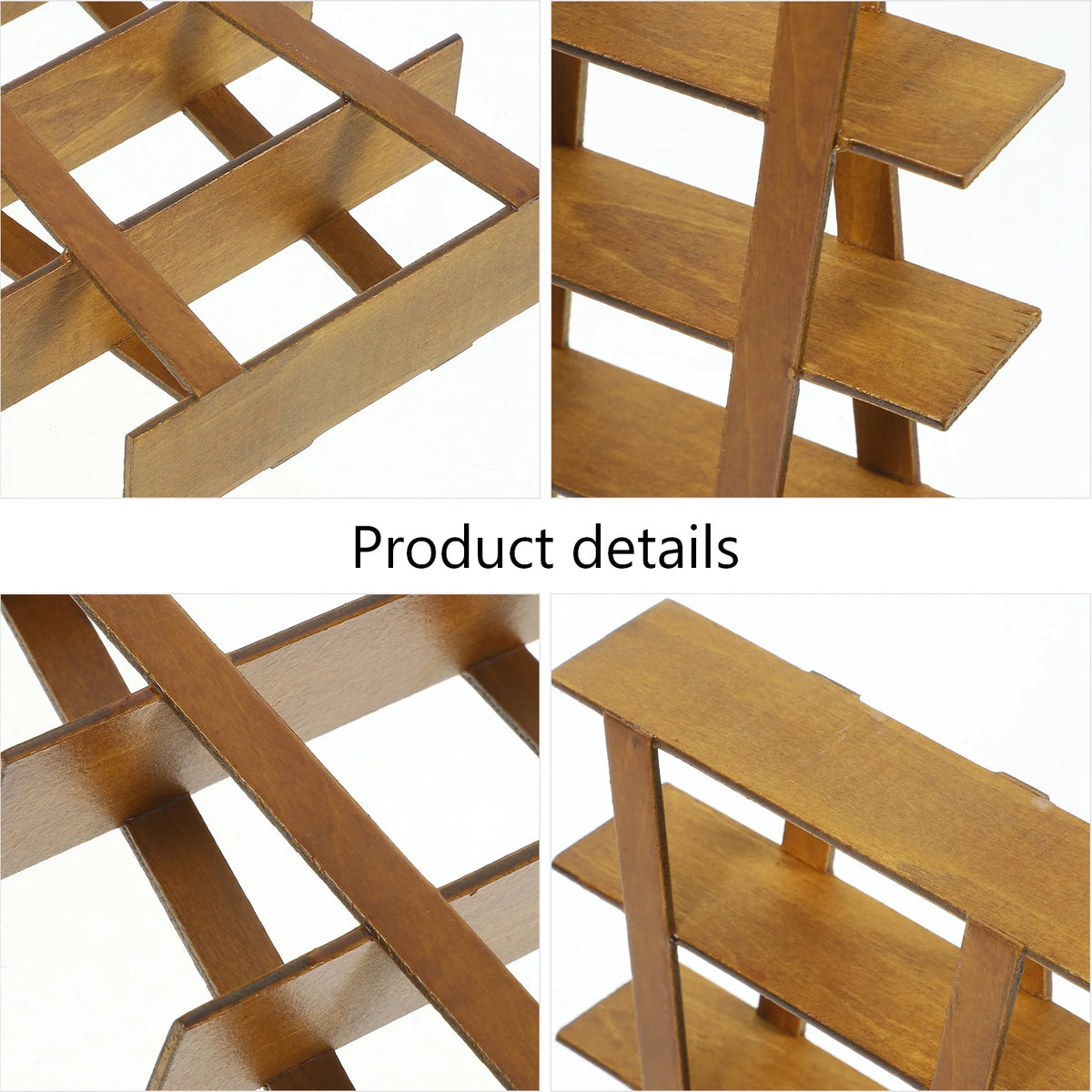 Walnut Wooden Dollhouse Cabinet Bookshelf Y700809