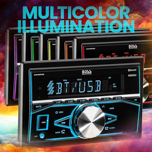 Double Din Bluetooth Car Stereo with AM/FM Radio Receiver B7298
