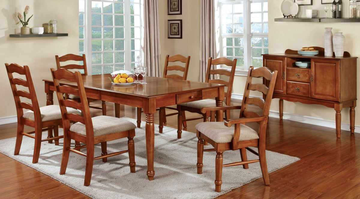 American Oak Arm Chair (Set of 2) W97279