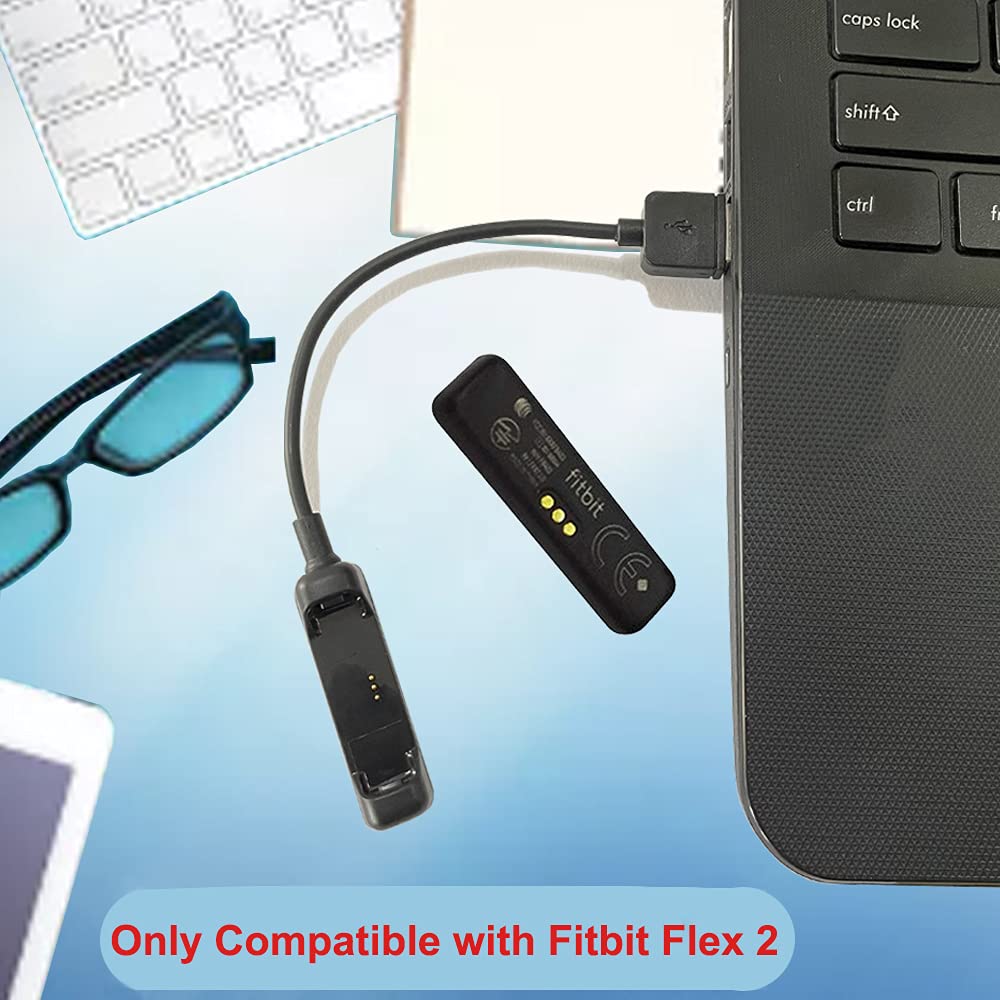 Replacement USB Charging Cable for Fitbit Flex 2 (Black) G603
