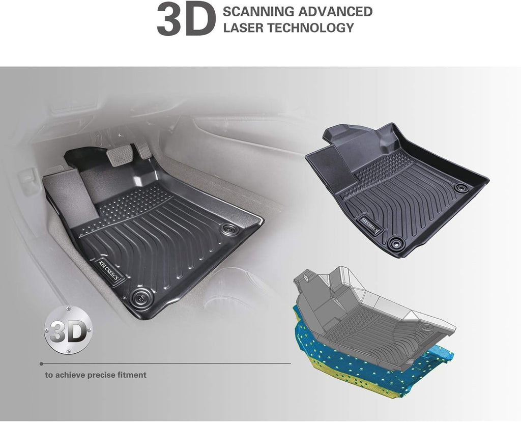 Car Floor Mats Waterproof Non-Slip Two Row G148133