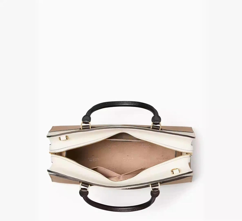 Large Satchel Handbag (Toasted Hazelnut Multi) C2072