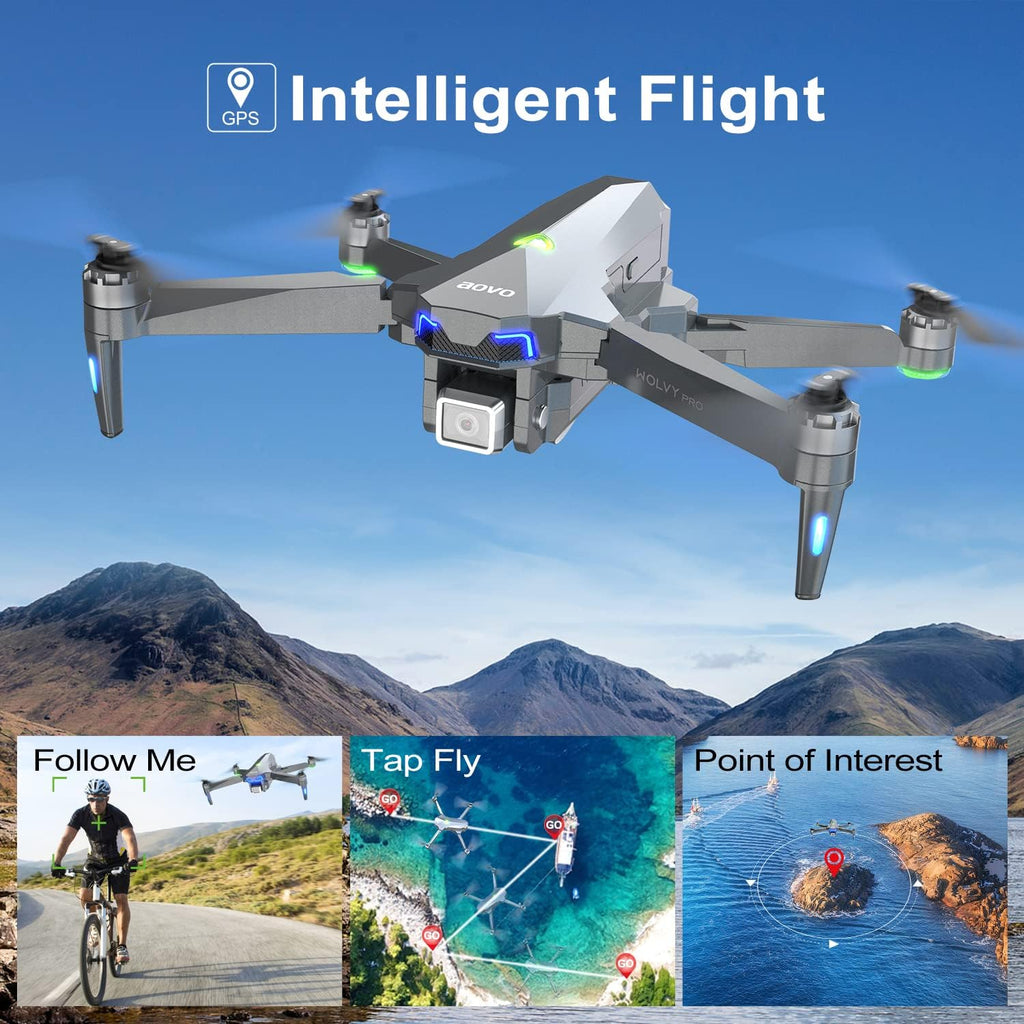 4K Drone with Camera, 30 Minutes Flight Time, GPS Return Home, Brushless Motor M6709
