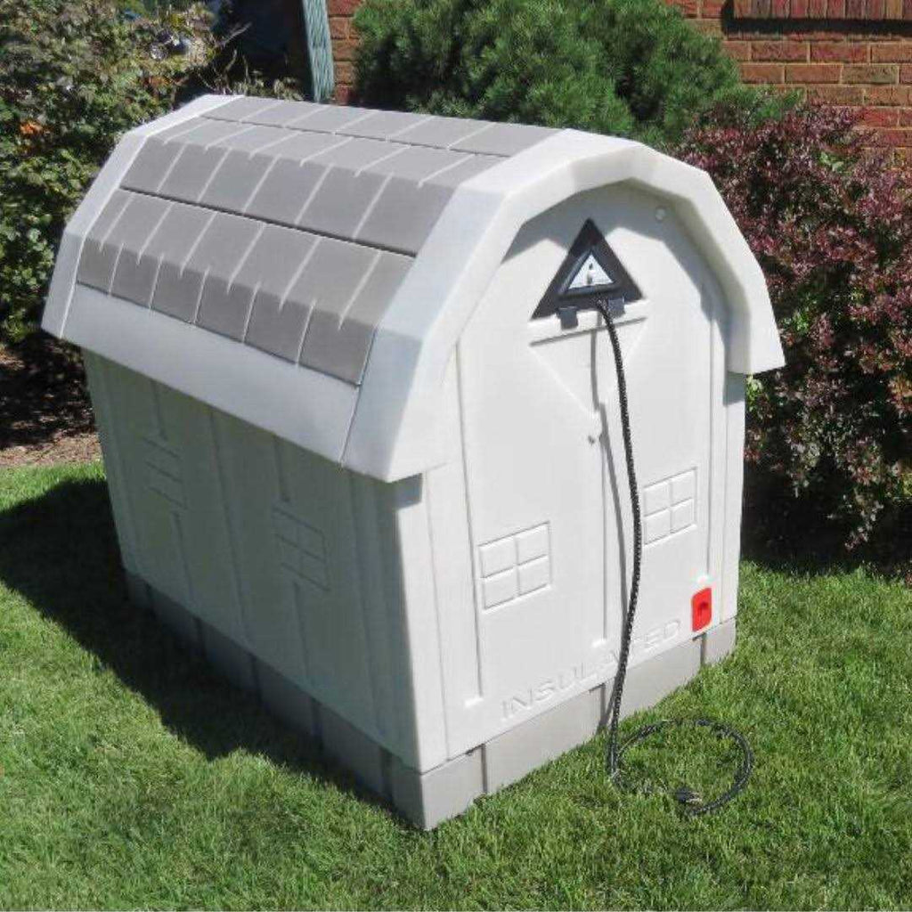 Insulated Dog House with Central Heater N80417