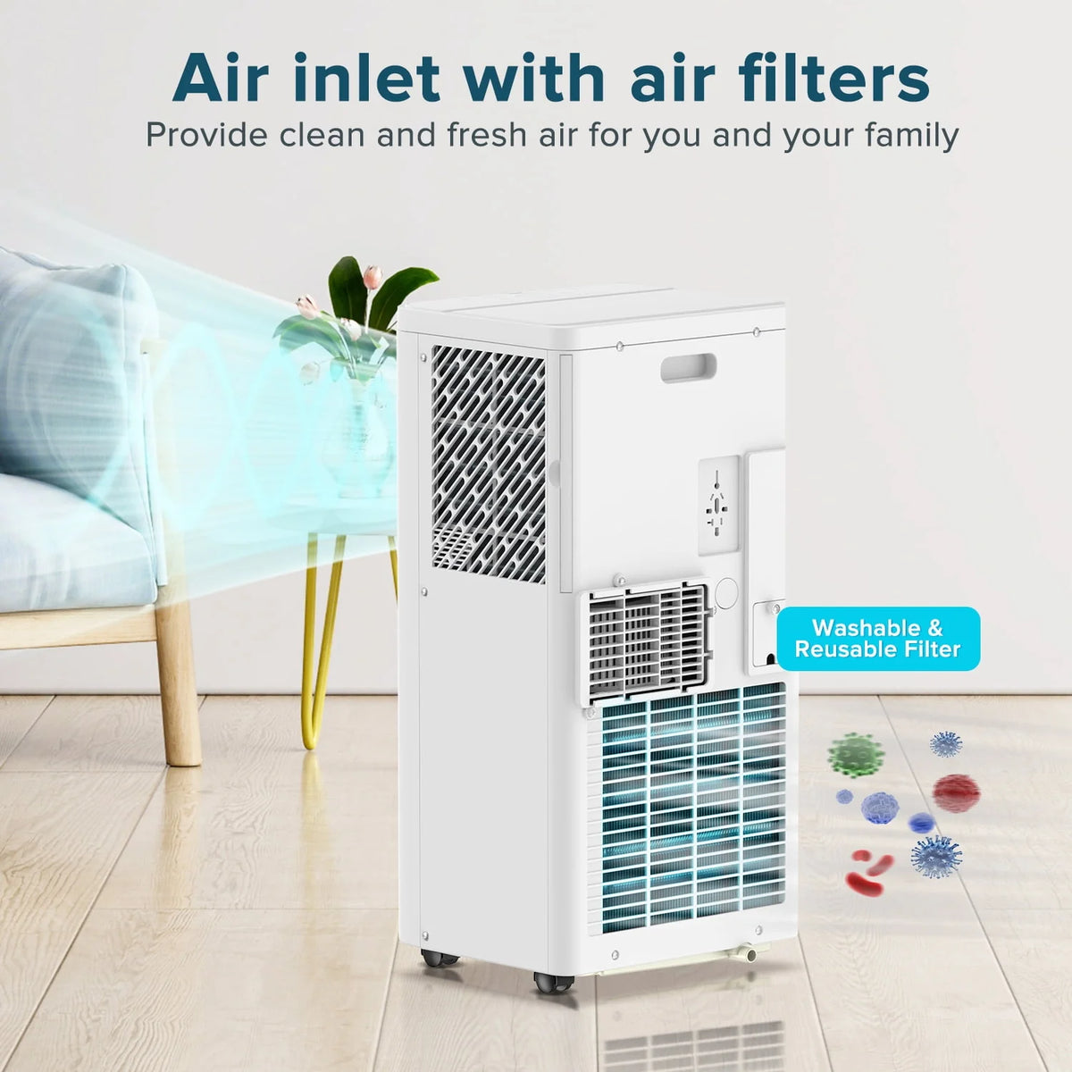 Portable Air Conditioner with Window Kit 5000BTU E81450