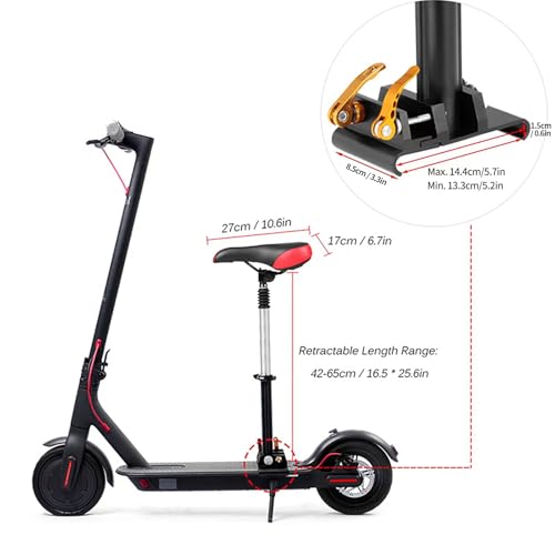 Adjustable Portable Scooter Seat 26 x 16 Cm H67999