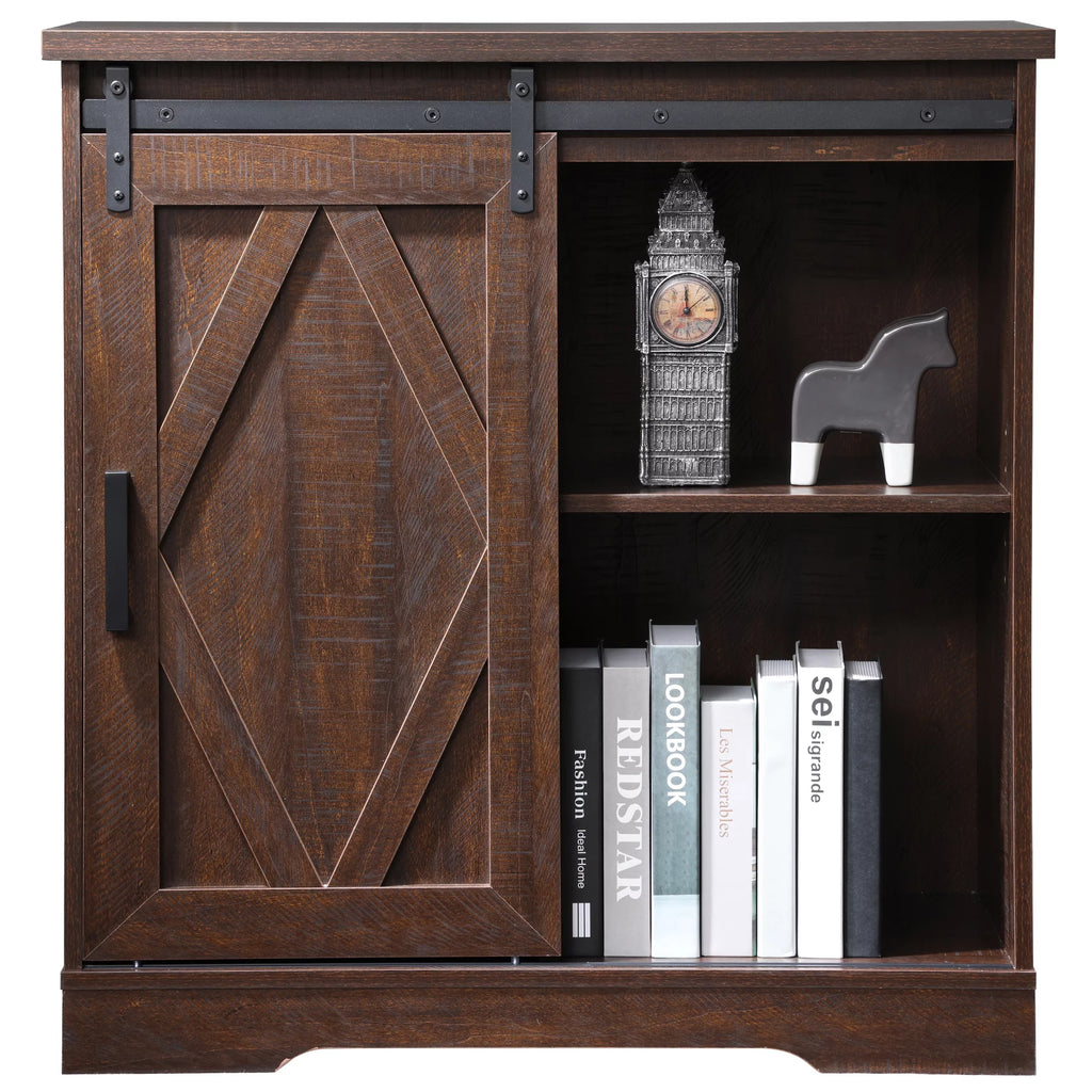 Rustic Brown Accent Cabinet X71771