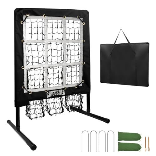 9 Hole Pitching Net with Strike Zone B816591