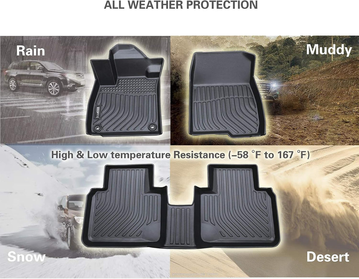 Car Floor Mats Waterproof Non-Slip Two Row G148133