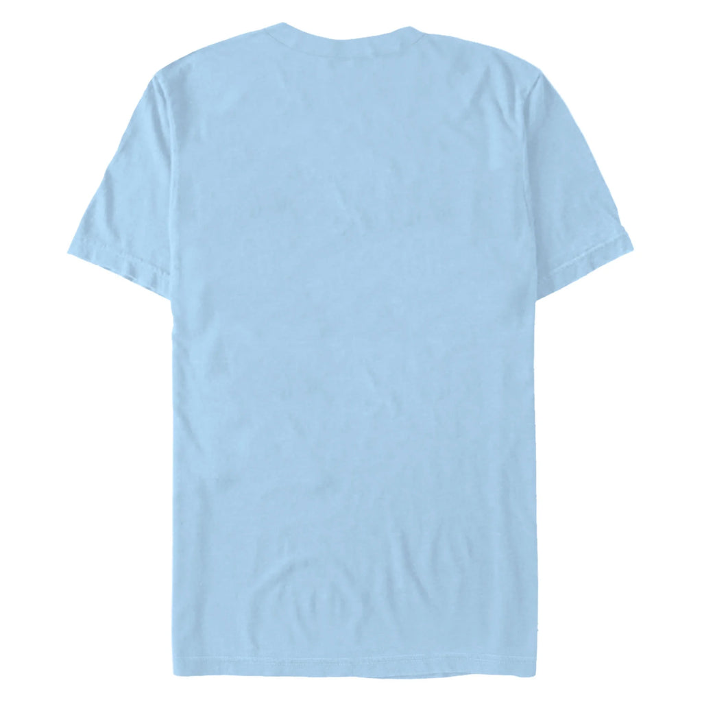 Men's Graphic Tee Light Blue 3X Large N254