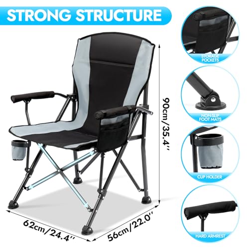Oversized Folding Camping Chair 2 Pack S164