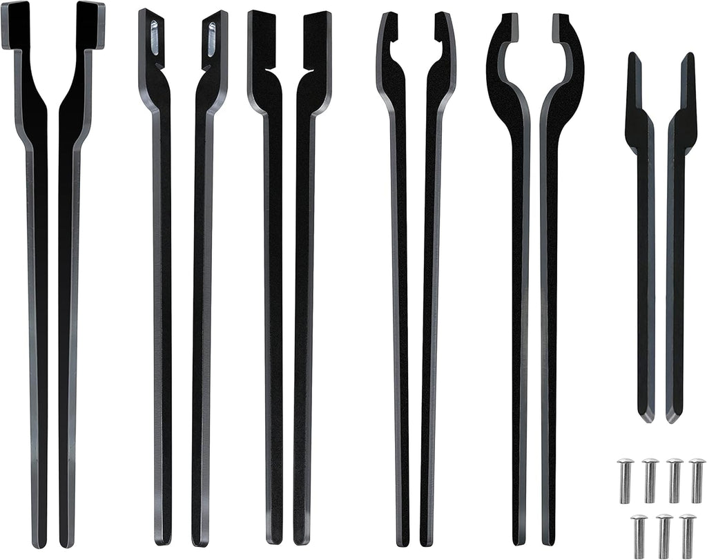 6 Set DIY Rapid Tongs Bundle with 7 Stainless Steel Rivet for Blacksmith S726358