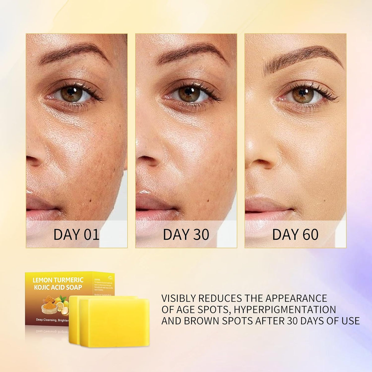 Lemon Turmeric Kojic Acid Soap Bar (2 Pack) Y530600