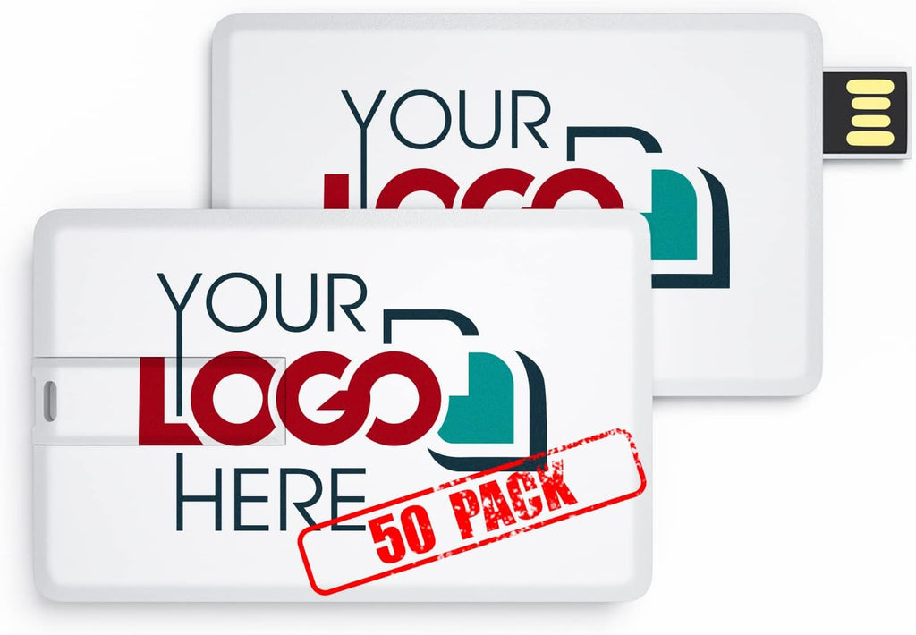 Custom Credit Card USB Flash Drive 128MB 100 Pack Q505077