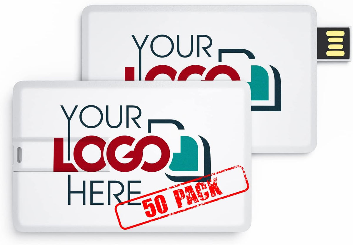Custom Credit Card USB Flash Drive 128MB 100 Pack Q505077