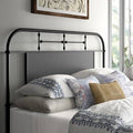 Queen Black Open-Frame Headboard N71204